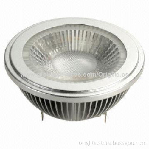 AR111 LED Spotlight, 15W/85-245V AC, Lifud Power/Bridgelux Chip/COB LED, AR111 Base, 3-year Warranty